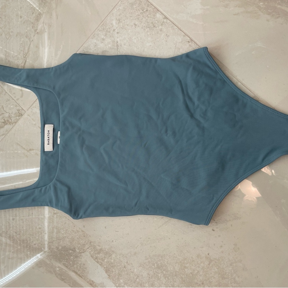 Aritzia Blue Bodysuit
